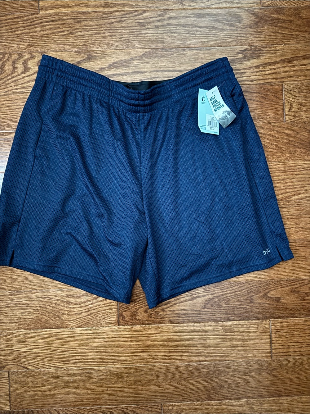 DSG Navy Blue Athletic Mesh Shorts